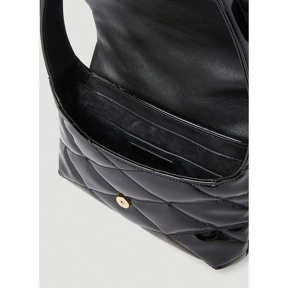 SAINT LAURENT 5A7 Padded Shoulder Bag in Black - Picture 6 of 6